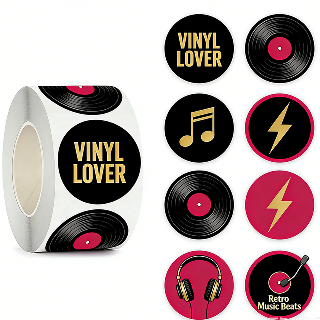 Jinyu Custom Vinyl Die Cut Sticker Digital Printing Waterproof Removable Wall Sticker Cartoon stickers