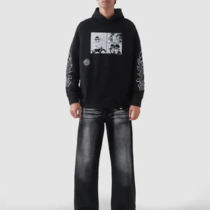 Sudadera con Capucha Unisex 2025 de Poliéster/Algodón con Diseño de Bolsillo, Impresión Personalizada, Prendas Básicas de Invierno para Hombre y Mujer, Servicio OEM - Product Image 1