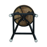 Chaises de bar réglables en hauteur et table, mobilier en bois, chaise haute de bar pour café, restaurant, salle à manger
