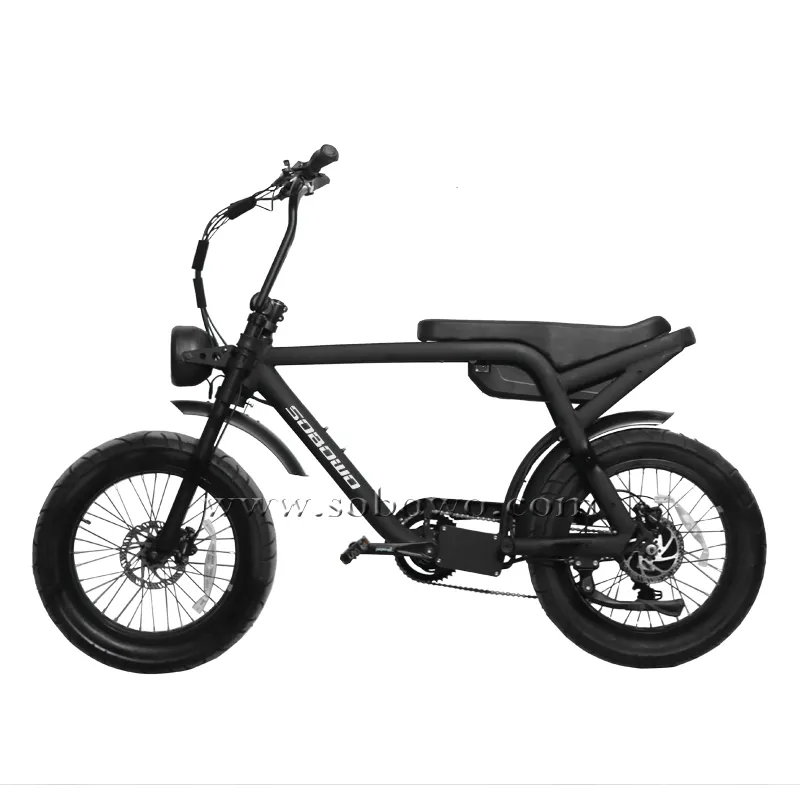 Retro Electrique Achterwielaandrijving Ebike Fatbike City Mountainbike Fiets Elektrische Fiets