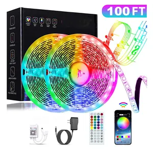 Rgb Led قطاع 5050 Rgb قطاع مصباح ليد Rgb بقيادة قطاع Ws2811