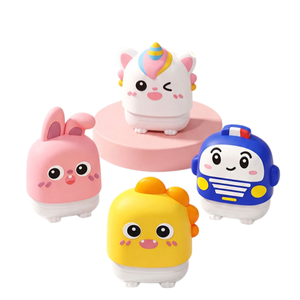 <span class=keywords><strong>Tampon</strong></span> nominatif <span class=keywords><strong>pour</strong></span> vêtements d'enfants, motif licorne et lapin, imperméable et photosensible, <span class=keywords><strong>pour</strong></span> dessins animés mignons d'animaux de compagnie - Product Image 1