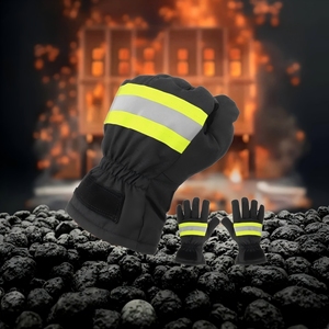 ถุงมือดับเพลิงแบบห้านิ้วสั่งทำพิเศษ |   อุปกรณ์เสริมสำหรับอุปกรณ์ดับเพลิงที่ทนความร้อนและหนาพิเศษ - Product Image 6