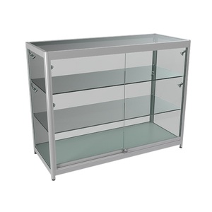 Mobile Phone Shop Display Counter Aluminum Glass Display Cabinet Jewelry Store Showcase Design