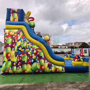 Outdoor commercial grade giant birthday gift <b>inflatable</b> slide for kids toboggan gonflable party bouncy castle - Product Image 4