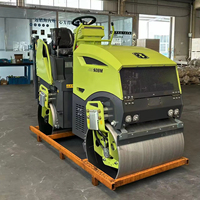 2 tonnes Ride-On Large Heavy Duty Asphalt Road Roller Vibrator Compactor Single Drum Road Rollers BM2000