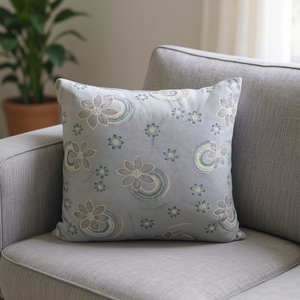 Cuscino in Antelina Jacquard Scamosciato Stampa Lime 45*45, Comodo Cuscino per Seduta e Decorazione - Product Image 1