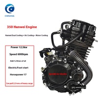 Mesin Sepeda Motor Hanwei 350 Berpendingin Air untuk Penggunaan Tricycle Produk Agen Pembelian 1688