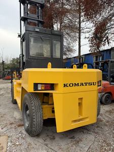 Used KOMATSU FD160 16 Ton Diesel <b>Forklift</b> Truck, Original Japan Counterbalance <b>Forklift</b> For Port & Steel Plant Heavy Cargo - Product Image 3