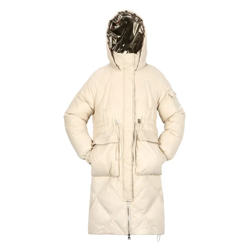 Heated Coat Women Long Puffer Heated Down Jacket Woman Winter Duck Down Jacket