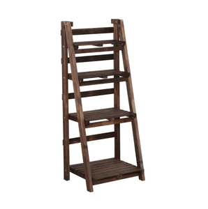 <span class=keywords><strong>Escalera</strong></span> plegable <span class=keywords><strong>de</strong></span> <span class=keywords><strong>madera</strong></span> <span class=keywords><strong>de</strong></span> 4 niveles para revistas, soporte para plantas, Exhibidor <span class=keywords><strong>de</strong></span> flores plegable - Product Image 1