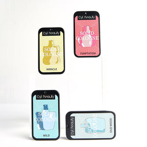 Colonia Sólida para Hombre de Larga Duración, Marca Privada OEM, Cera con Logotipo Personalizado, Fragancias Orgánicas en Gel, Bálsamo, <span class=keywords><strong>Perfume</strong></span> Sólido para Hombre - Product Image 5