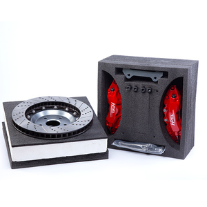 Vente en gros usine Kit de freinage modifié 4 pistons HP5200 avec étrier et disque forgés 330MM 345MM pour jantes 17 pouces - Product Image 5