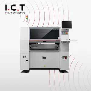 Máquina de selección y lugar ICT821, completamente automática, SMD SMT, PCB, montaje de Chip LED de bajo coste