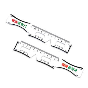 Regla curva de PVC de 190mm, herramienta de optometría, regla de medición suave para gafas, medición de distancia pupilar, examen de agudeza visual - Product Image 5