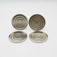 Vide Rond 58 Inoxydable Steal Fer Casseroles Godets Maquillage Personnalisé Cosmétique Étain Pan Magnétique Fard À Paupières Palette Emballage Cercle casseroles