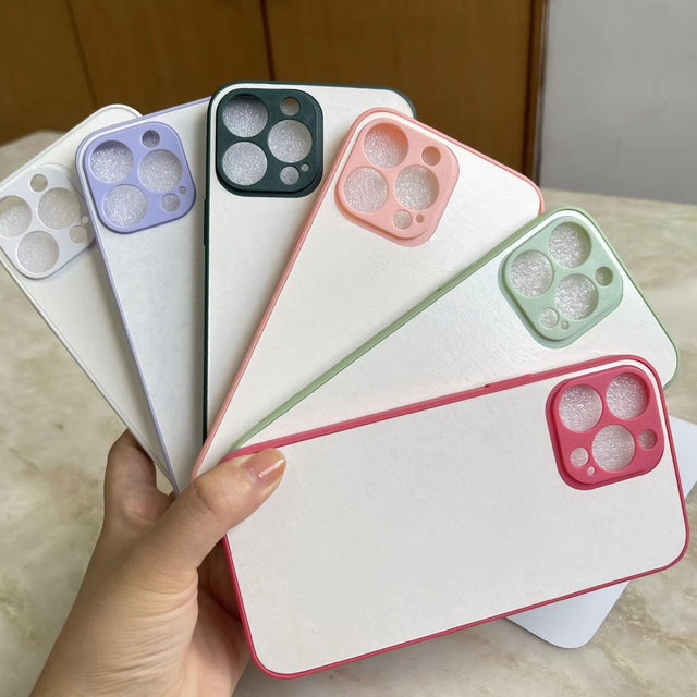 Honatop Custom DIY 2D TPU Sublimation Plastic Colorful TPU PC Blanks Cell Phone Cases for iPhone 16 15pro Max