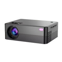 Projecteur portable noir 5G WiFi avec autofocus, home cinéma LCD 4K intelligent, mini HD, stéréo HIFI, courte focale, 250 lumens