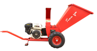 Broyeur de bois autopropulsé à chenilles essence/diesel PT1, capacité 3T/h, 7500W