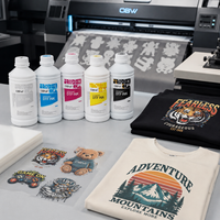 Nouvelle formule d'encre DTF améliorée pour têtes d'impression Epson I1600U1 DX5 DX7 TX800, compatible avec les imprimantes Switcolor, Grando, Locor, XENONS, Bag Hat
