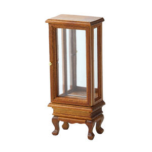 Blanco puro DIY juguete de madera casa de muñecas muebles miniaturas vitrina arco colección superior 12 puntos Ob11 - Product Image 6