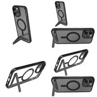 Casing Handphone Anti-Slip Kristal dengan Holder untuk iPhone 17 Air 15 Pro Max 16 14 13 12 Plus 11 Series Produk Dropshipping