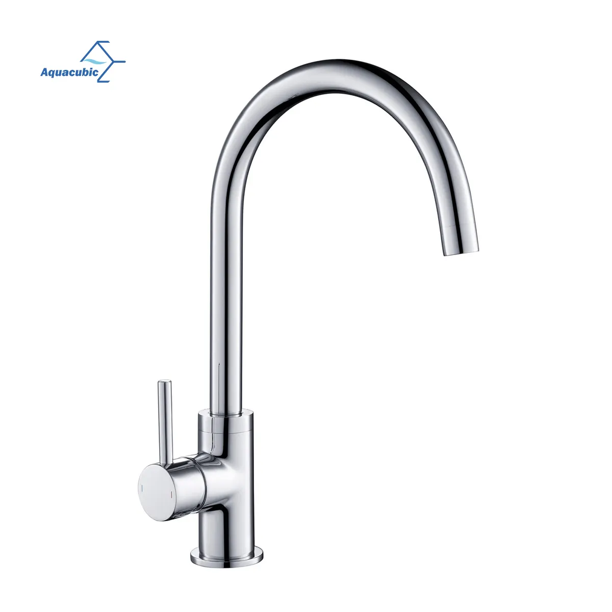 Aquacubic Lead Free CUPC Certified 304 aço inoxidável Single Handle Kitchen Sink Faucet Bar Sink Tap