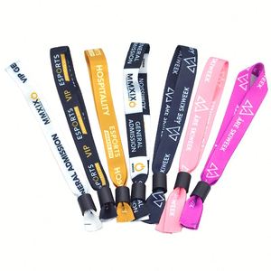 Bracelet d'identification personnalisé en sérigraphie, multi-styles, imperméable, pour concerts, expositions, fêtes et événements - Product Image 1