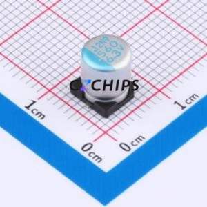 Condensateur solide SMD APXJ6R3ARA561MF80G, D6.3xL8mm (Capacité : 560uF) (Précision : 20%) Tension nominale : 6.3V - Product Image 1