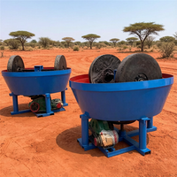 Broyeur à moulin à sec industriel pour le traitement des minerais d'or en Afrique