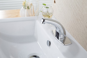 Robinet intelligent à capteur <span class=keywords><strong>infrarouge</strong></span> sans contact pour salle de bain et cuisine - Product Image 4