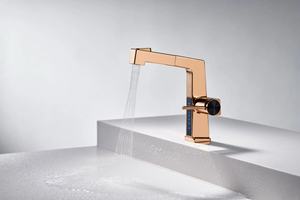 Rubinetto <span class=keywords><strong>per</strong></span> Lavabo con Display Digitale LED, Finitura Cromata, Valvola in Ceramica, Miscelatore Estraibile <span class=keywords><strong>per</strong></span> Bagni e Lavandini - Product Image 2