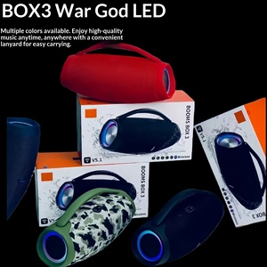 Altavoz Inalámbrico Boom Box3 Battle God 3.ª Generación, Resistente al Agua 5.0, con Luz LED, Ranura para Tarjeta, Portátil, para Fiestas, Subwoofer - Product Image 2