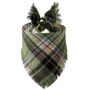 Serviette anti-bave pour animaux de compagnie, bandana pour chien, turban pour animaux de compagnie, foulard pour chien, bavoir pour animaux de compagnie, style à carreaux et rayures avec pompons, lavable, personnalisable - Product Image 5
