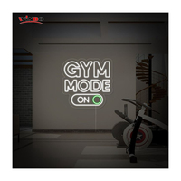 Winbo Dropshipping Enseigne Lumineuse LED Néon Personnalisée avec Logo, Sans MOQ, pour Fitness et Gym