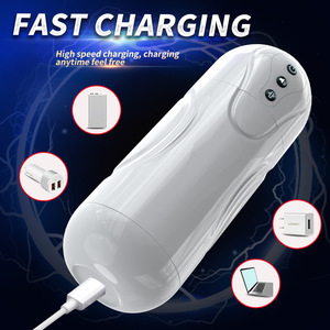 Masturbador Masculino con Forma de Copa de Avión, con Vibración, Sonido, Calor, Recargable, Automático, Juguete Sexual para Adultos - Product Image 2