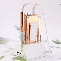 2025 nouveauté sans fil Efile 45000 tr/min perceuse à ongles électrique sans brosse avec horloge Base de charge cadeaux de noël