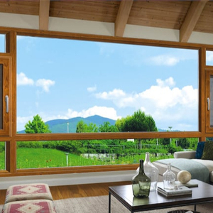 DIAOSI 93 Scholar Aluminum Alloy Casement Windows Aluminium Double Glazed Glass French Windows with Grill Design from China - Product Image 2