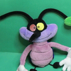 Peluche di Oggy e gli Scarafaggi, bambole di peluche Oggy e Olivi - Product Image 2