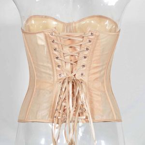 Adesivi da donna con corsetto dimagrante di base a doppio strato in rete traspirante con osso di pesce - Product Image 6