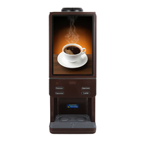 Commercial All-in-One Office Desktop Coffee Machine Automatic Instant Tea and Milk Vending Machine