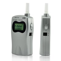 Testeur d'alcool numérique avec écran LCD à 4 chiffres Alcoomètre avec embouchures Alcootest