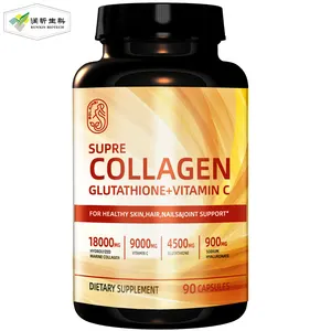 עור הלבנת קולגן ויטמין c טבליות l-גלוטתיון כמוסה עם אנטי-הזדקנות קולגן גלולות