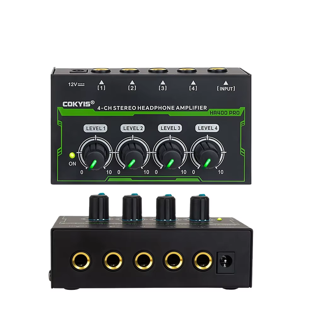 4-channel Headphone Amplifier, Recording Studio Monitoring Amplifier, Mixing Console, Mixing Multi-channel Headphone Amplifier