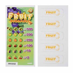 Tarjetas de Raspar con Diseño de Juego 'Encuentra la Igual', 5 Oportunidades de Ganar, Tamaños Personalizados, Logotipo, Impresión Digital, Boletos de Juego - Product Image 4