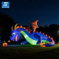 Sculpture géante de dragon gonflable Publicité commerciale Décoration Accessoires de scène