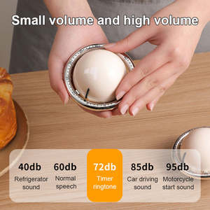 Gadgets Outil Planète 60 Minutes Cuisson Manuel Compte à rebours Cuisine Minuterie Magnétique Ronde Minuterie Mécanique pour Cuisine - Product Image 4