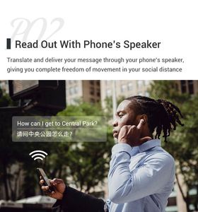 Écouteurs Traducteurs Sans Fil Bluetooth 5.0 127 Langues, Moteur <span class=keywords><strong>Google</strong></span>, Haute Précision, Réduction du Bruit, Traducteurs Intelligents - Product Image 4
