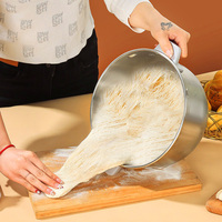 Mélangeur à pâte électrique portable 5L 7L pour la pâtisserie domestique, en acier inoxydable, pour la préparation de gâteaux, de pâtes et de pizzas