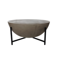 Table basse en béton brut massif, robuste, grise, pour salon moderne, fabricant vietnamien
